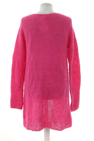 Fuchsienfarbener Cardigan
