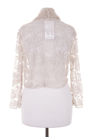 Blumen-Strickjacke