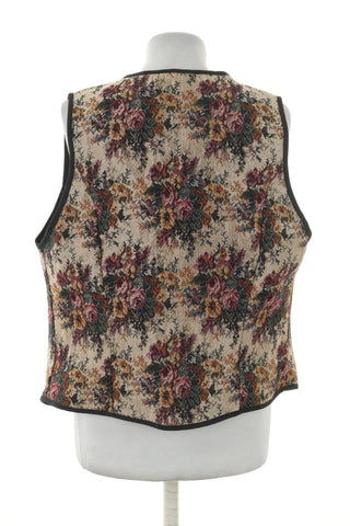 Weste mit Blumenmuster