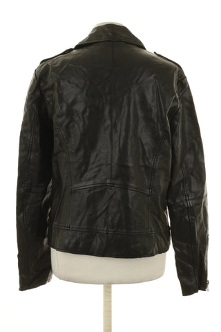 Schwarze Bikerjacke