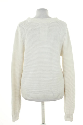 Weißer Pullover