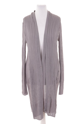 Dünner grauer Cardigan