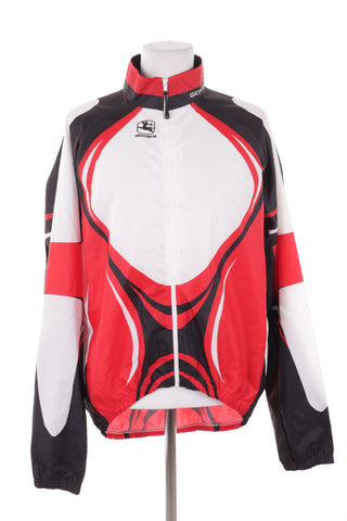 Rotes und weißes Sweatshirt