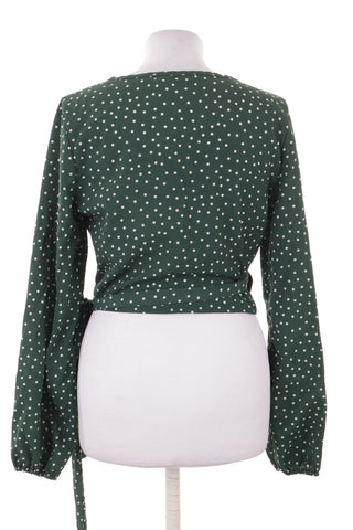 Gepunktete Bluse