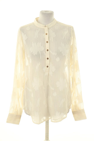 Cremefarbene Bluse