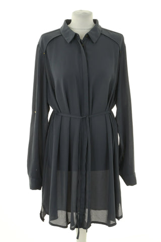 Graues Kleid