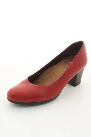 Rote Lederschuhe