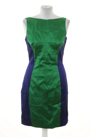Grün-dunkelblauses Kleid