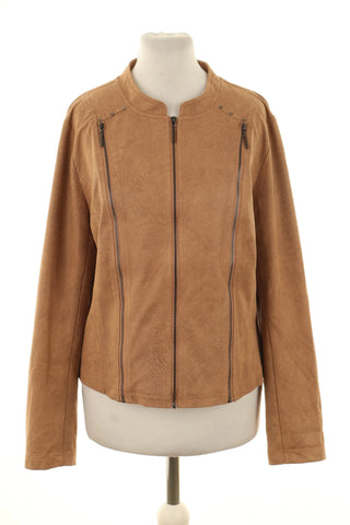 Beige Jacke