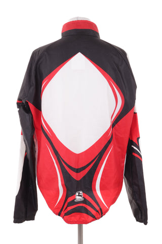 Rotes und weißes Sweatshirt