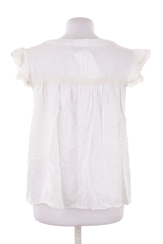 Weiße Bluse, 10 % Lyocell