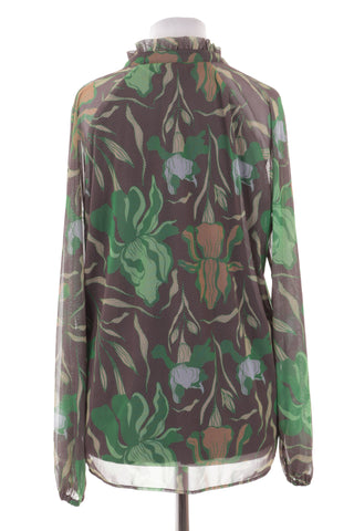 Bluse mit Blumenmuster