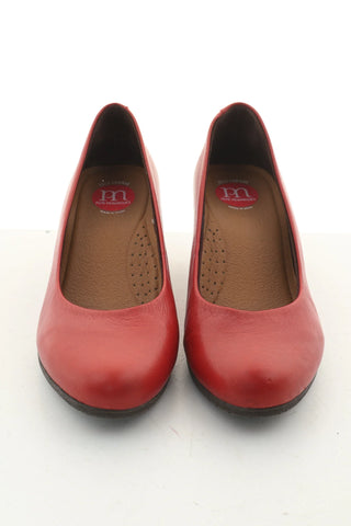 Rote Lederschuhe