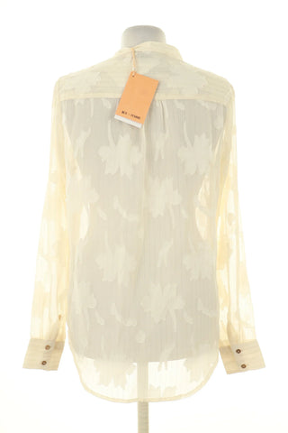 Cremefarbene Bluse