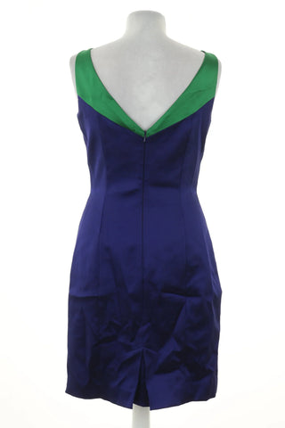 Grün-dunkelblauses Kleid
