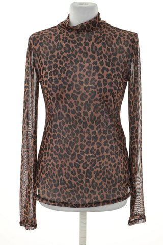 Leopardenmuster-Bluse