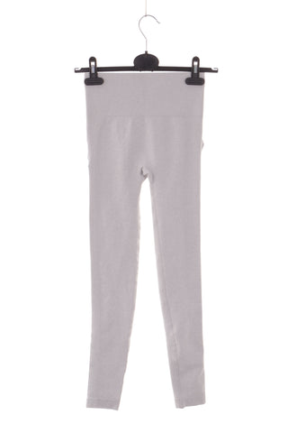 Graue Leggings