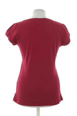 Bordeauxrote Bluse