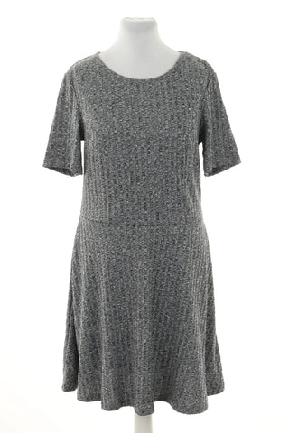 Melange-Kleid