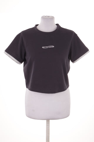 Graue Bluse