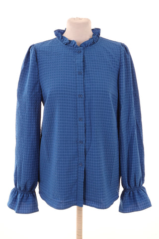 Blaue Bluse