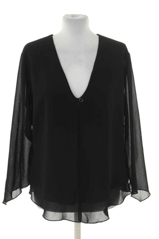 Schwarze Überwurfjacke