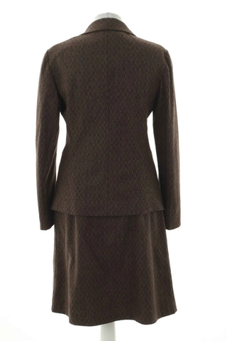 Set mit Muster 69% Wolle