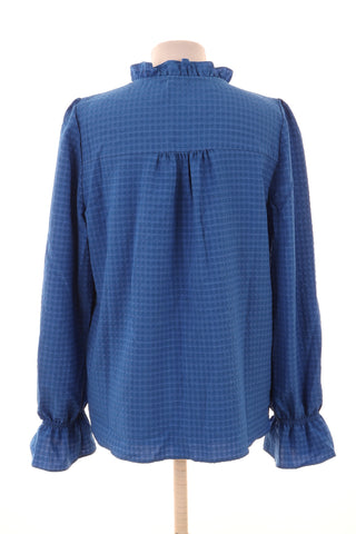 Blaue Bluse