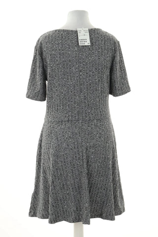 Melange-Kleid