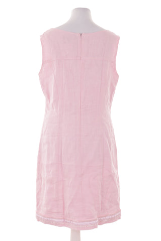 Rosa Kleid 100% Leinen