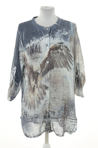 Bluse mit Muster