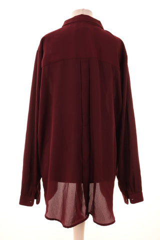 Bordeauxrote Bluse