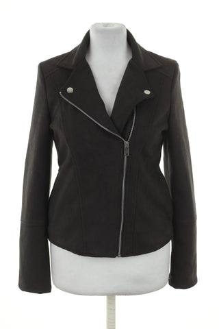 Schwarze Bikerjacke