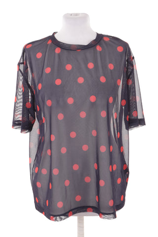 Gepunktete Bluse