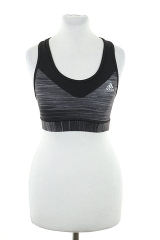 Schwarzes Sporttop mit Muster
