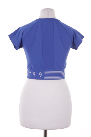 Blaue Bluse