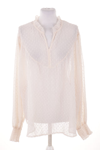 Cremefarbene Bluse