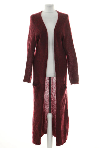 Bordeauxroter Cardigan