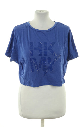 Blaue Bluse