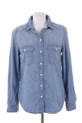 Blaue Bluse