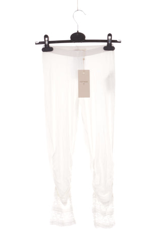 Weiße Leggings