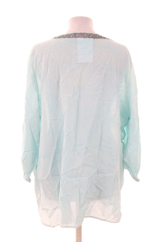 Blaue Bluse