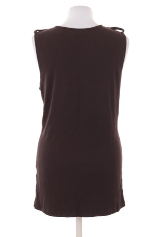 Schokoladenfarbener Top