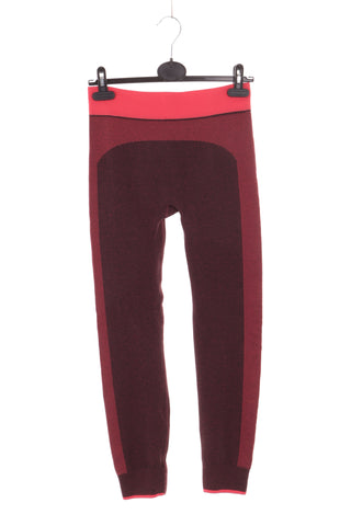 Burgunderrote Leggings