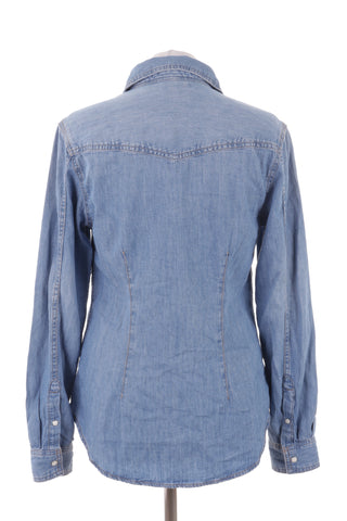 Blaue Bluse