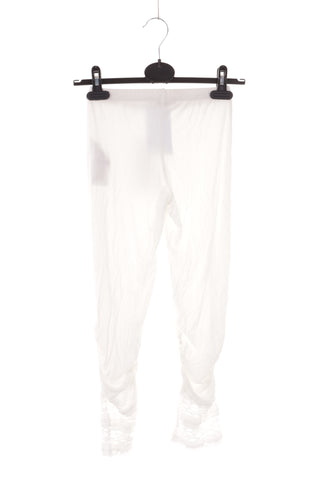Weiße Leggings