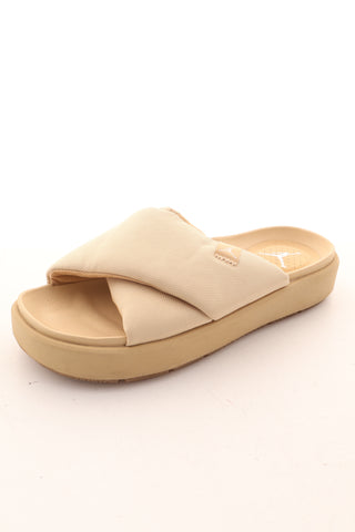 Beige Pantoletten