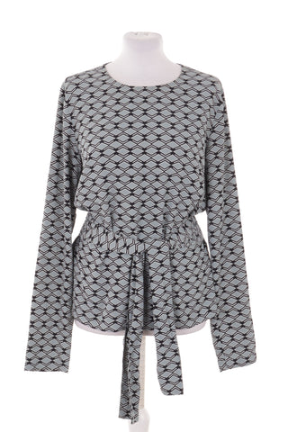 Gemusterte Bluse