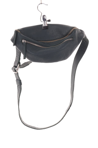 Grüne Gürteltasche aus Leder