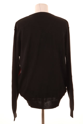 Pullover mit Muster 50% Wolle